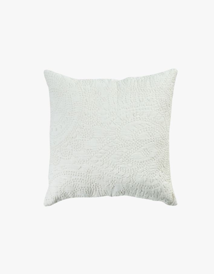 Koristetyynynpäällinen luonnonvalkoinen - 60x60 cm luonnonvalkoinen - 1