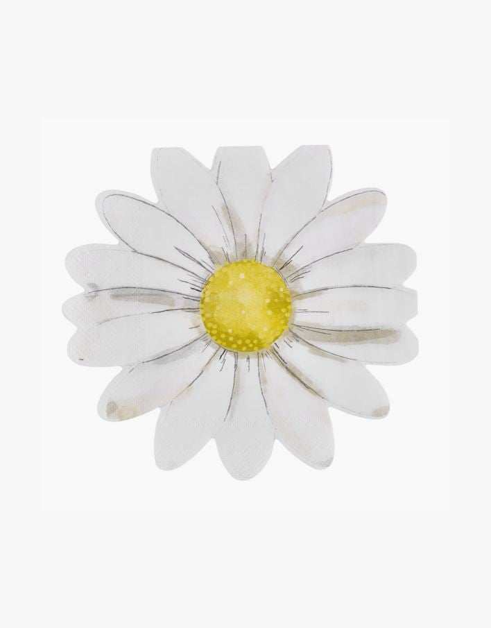 Paperiservetit moniväri/valkoinen - 33x33 cm moniväri/valkoinen - 1