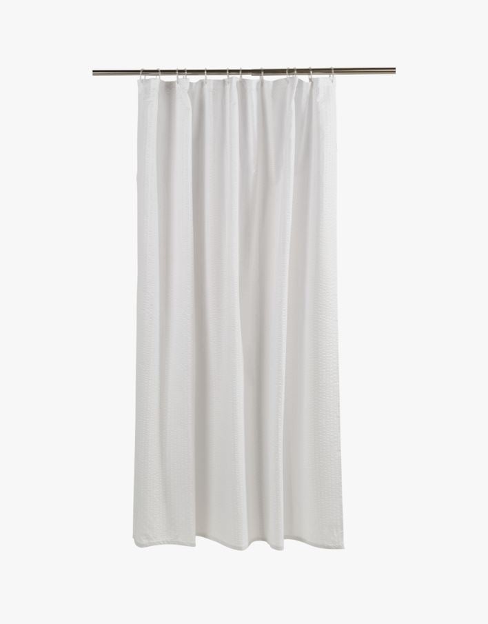 Suihkuverho valkoinen - 180x200 cm valkoinen - 1