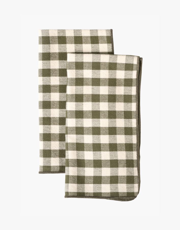 Kangaslautasliina, 2 kpl sammalenvihreä - 45x45 cm sammalenvihreä - 1