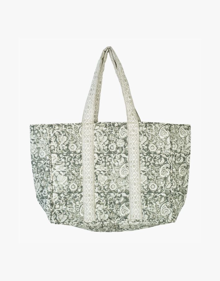 Kangaskassi oliivinvihreä - 38x48 cm oliivinvihreä - 1