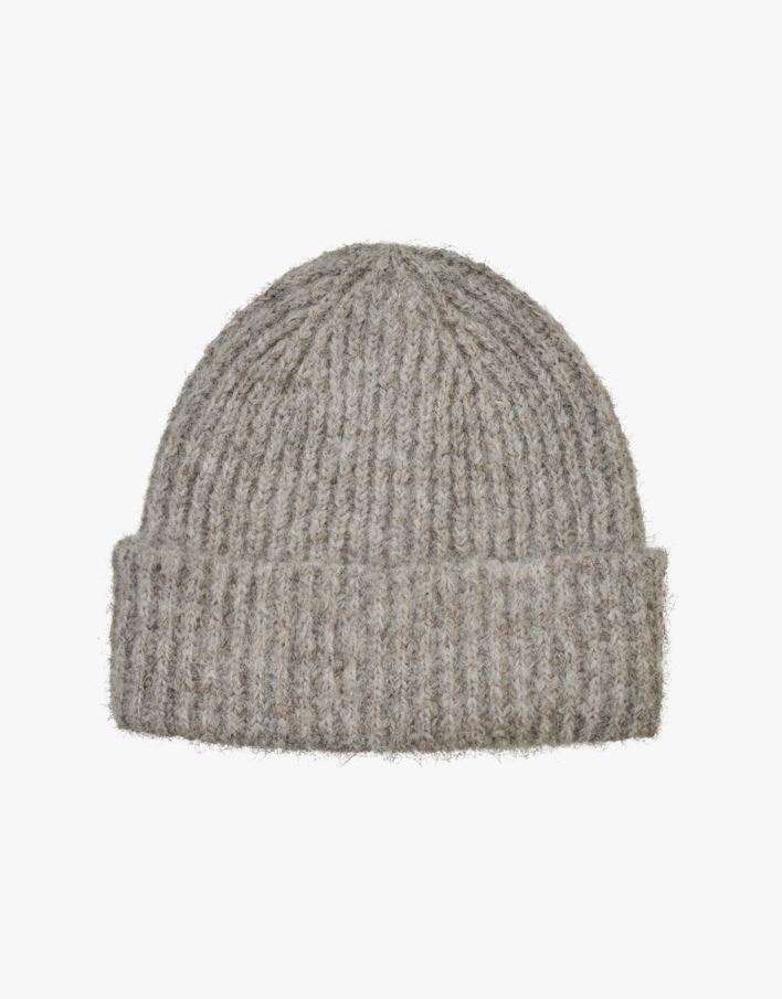 Neulottu hattu hiekka - 23x25 cm hiekka - 1