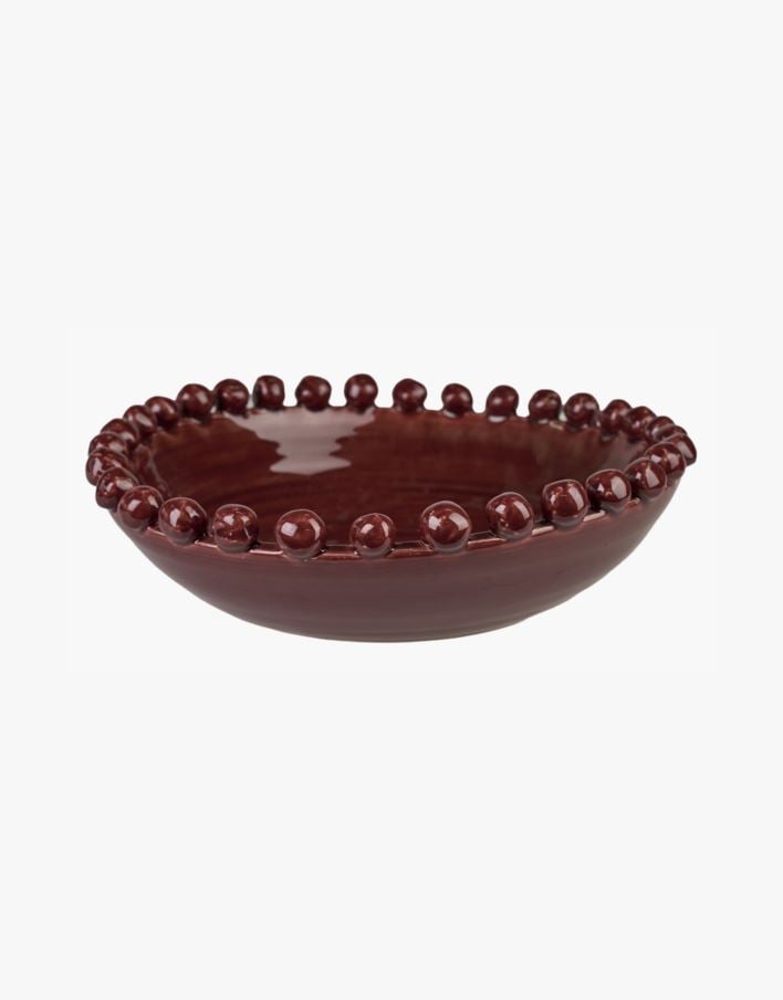 Kulho viininpunainen - 31x31x8,5 cm viininpunainen - 1