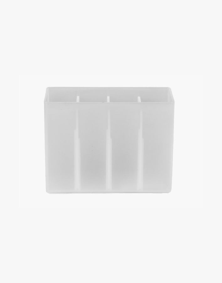 Säilytyslaatikko huurrettu - 5,6x13,5x10,2 cm huurrettu - 1