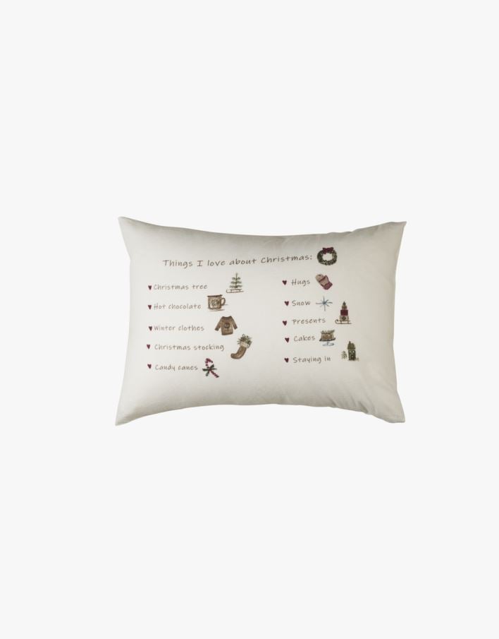 Tyynyliina flanellia moniväri/vihreä - 50x60 cm moniväri/vihreä - 1