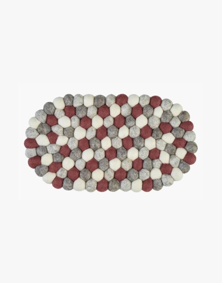 Pannunalunen moniväri/punainen - 33x19 cm moniväri/punainen - 1