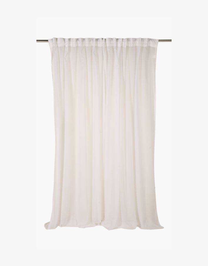 Erityisen leveä verho valkoinen - 270x240 cm valkoinen - 1