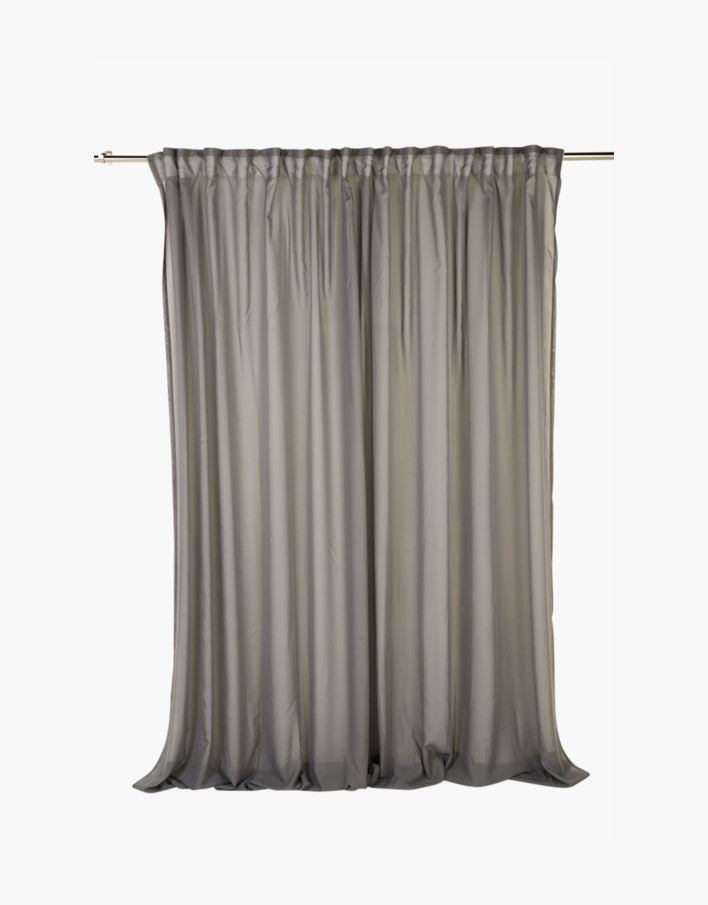 Erityisen leveä verho tummanharmaa - 270x240 cm tummanharmaa - 1