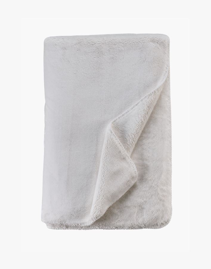Fleecehuopa luonnonvalkoinen - 130x170 cm luonnonvalkoinen - 1