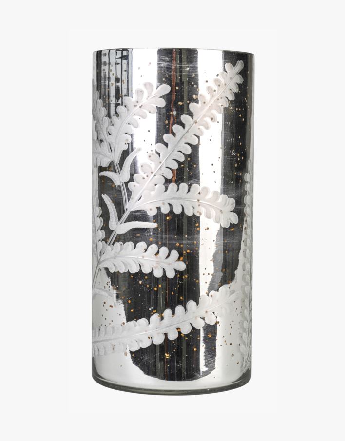 Kynttilälyhty hopea - 15x15x31 cm hopea - 1