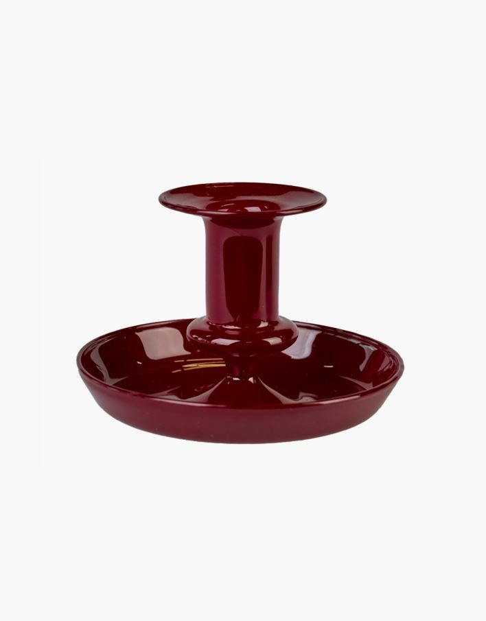 Kynttilänjalka punainen - 11x11x7,5 cm punainen - 1