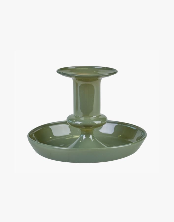 Kynttilänjalka vaaleanvihreä - 11x11x7,5 cm vaaleanvihreä - 1