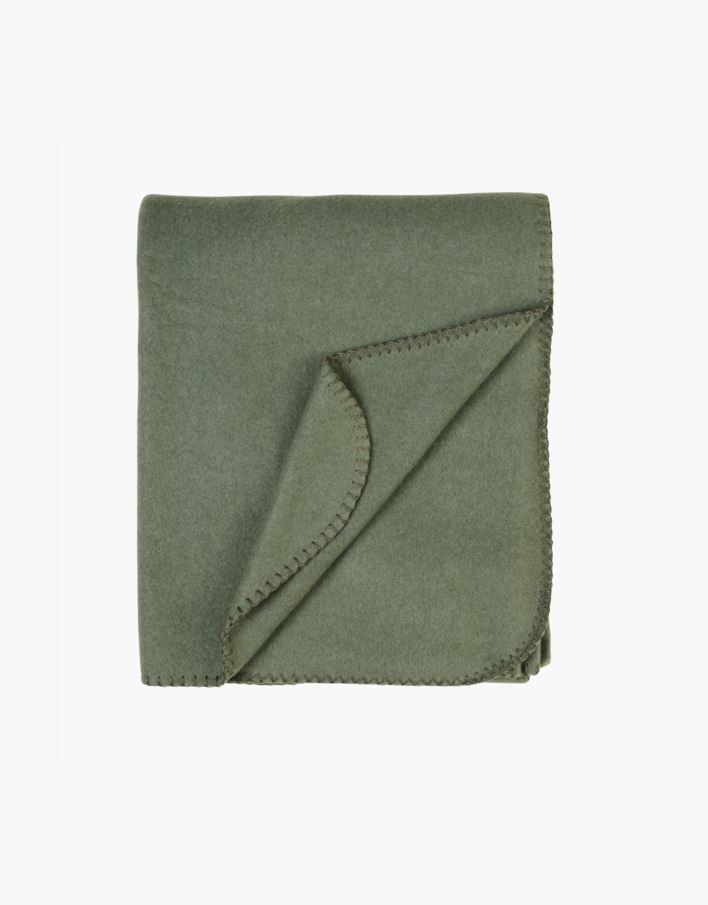 Fleecehuopa tummanvihreä - 130x170 cm tummanvihreä - 1