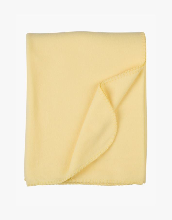 Fleecehuopa vaaleankeltainen - 130x170 cm vaaleankeltainen - 1