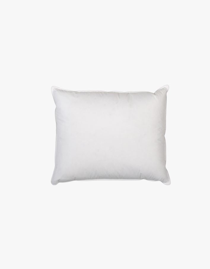 Korkea untuva- ja höyhentyyny valkoinen - 50x60 cm valkoinen - 1