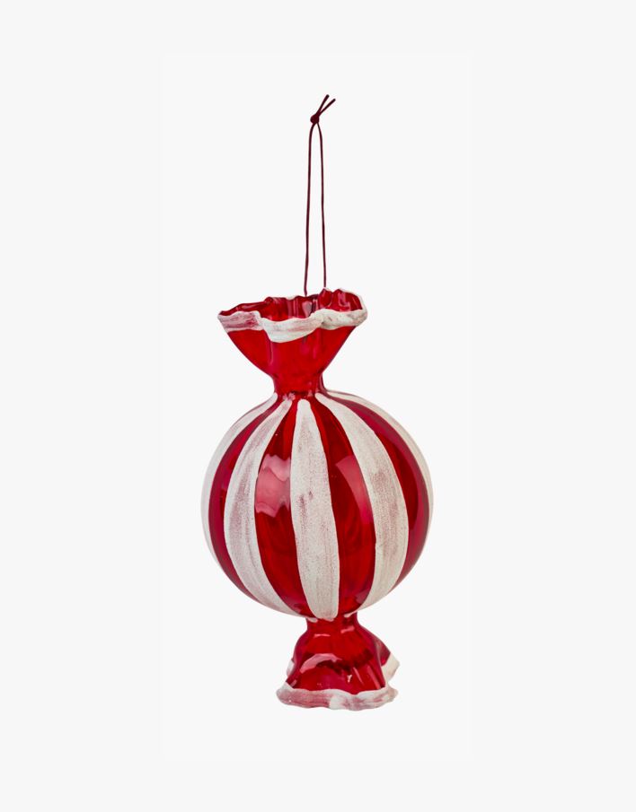 Joulukuusenkoriste moniväri/punainen - 8,2x8,2x14 cm moniväri/punainen - 1