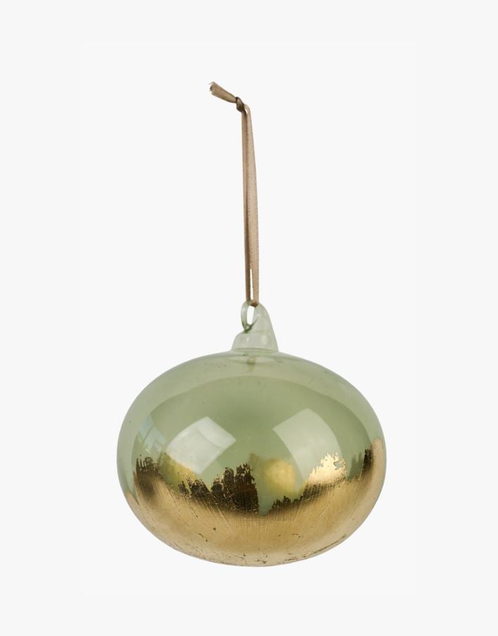 Joulupallo vaaleanvihreä - ø10 cm vaaleanvihreä - 1