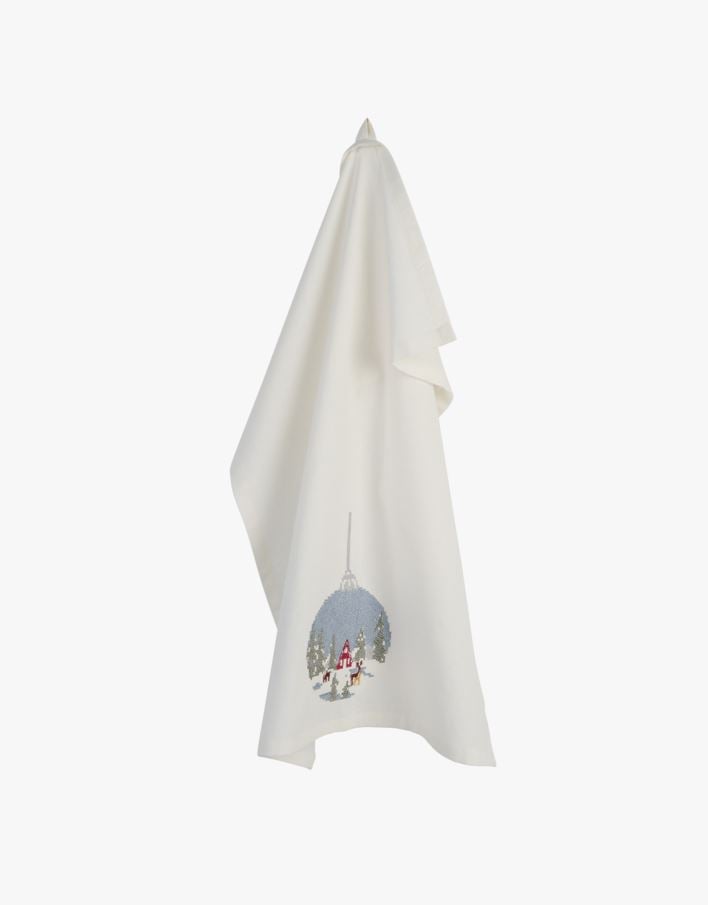 Keittiöpyyhe valkoinen - 54x70 cm valkoinen - 1