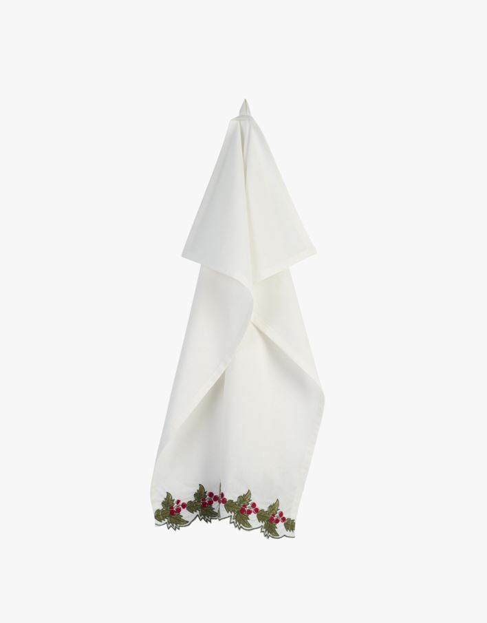 Keittiöpyyhe valkoinen - 54x70 cm valkoinen - 1