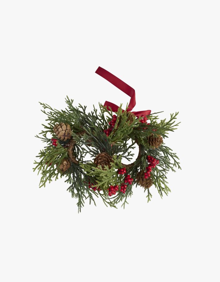 Servettirenkaat, 2 kpl vihreä - ø14x ø5cm vihreä - 1