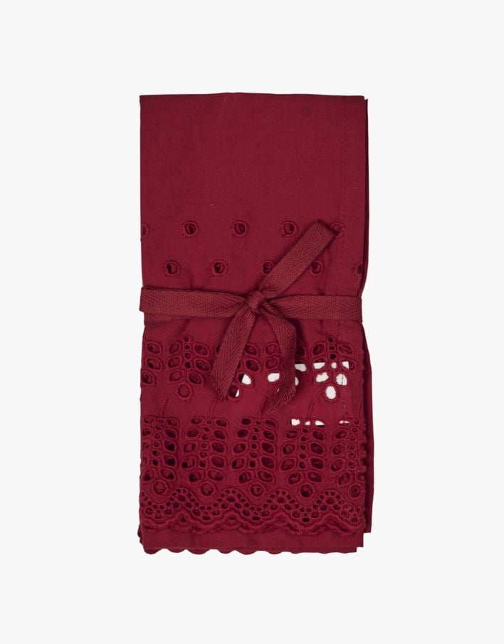 Lautasliina punainen - 45x45 cm punainen - 1