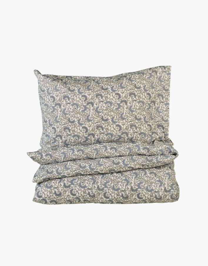 Flanellipussilakanasetti moniväri/sininen - 150x210 cm moniväri/sininen - 1