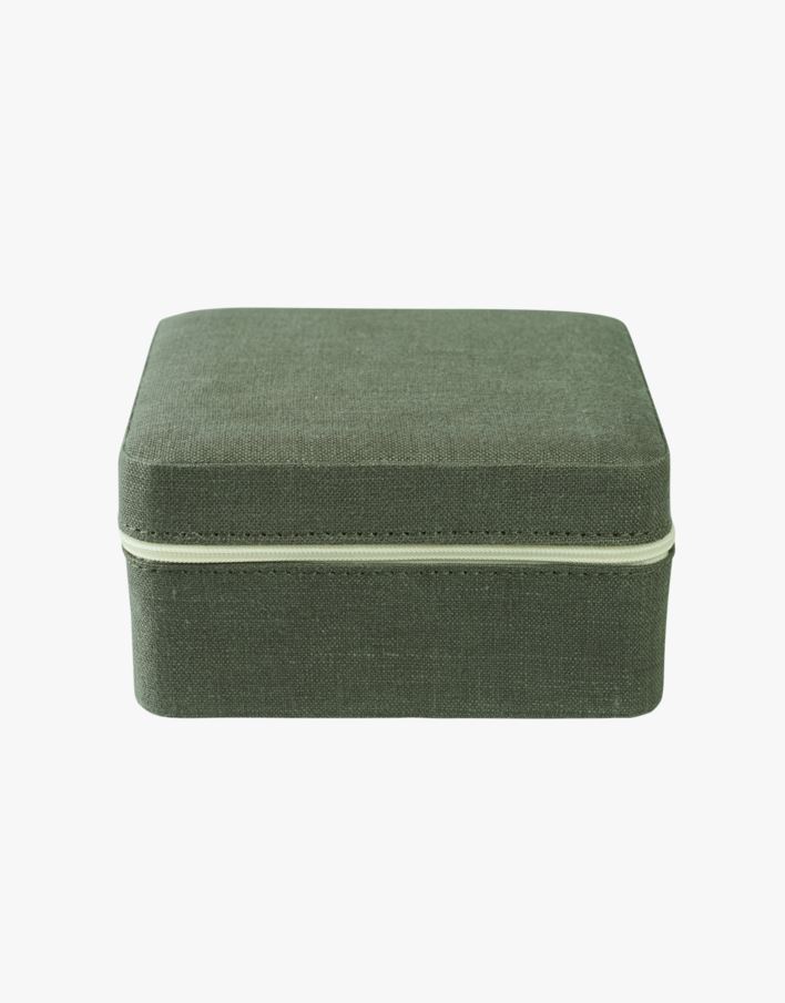 Korurasia vetoketjulla oliivinvihreä - 13x13 cm oliivinvihreä - 1