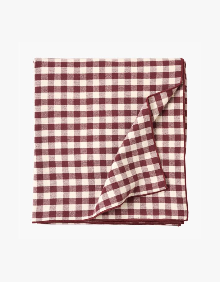 Pöytäliina viininpunainen - 140x250 cm viininpunainen - 1