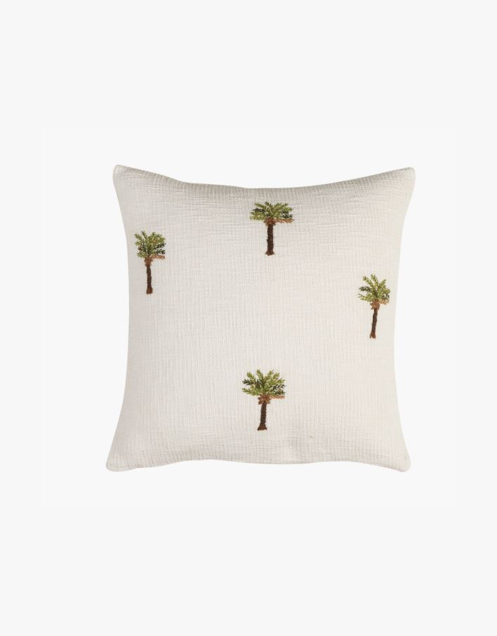 Koristetyynynpäällinen valkoinen - 45x45 cm valkoinen - 1