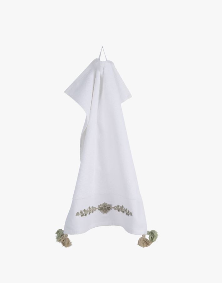 Pyyhe moniväri/vihreä - 40x60 cm moniväri/vihreä - 1