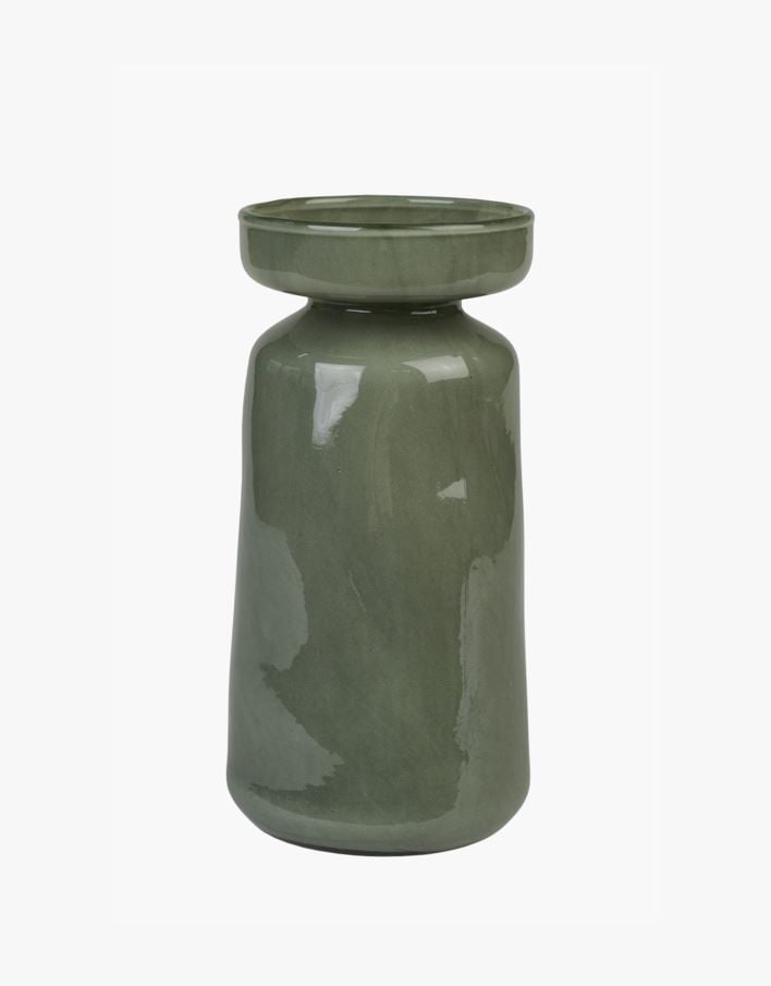 Maljakko pullonvihreä - 19,5 cm ø10 pullonvihreä - 1