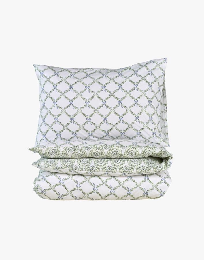 Pussilakanasetti moniväri/vihreä - 230x220+50x60 cm moniväri/vihreä - 1