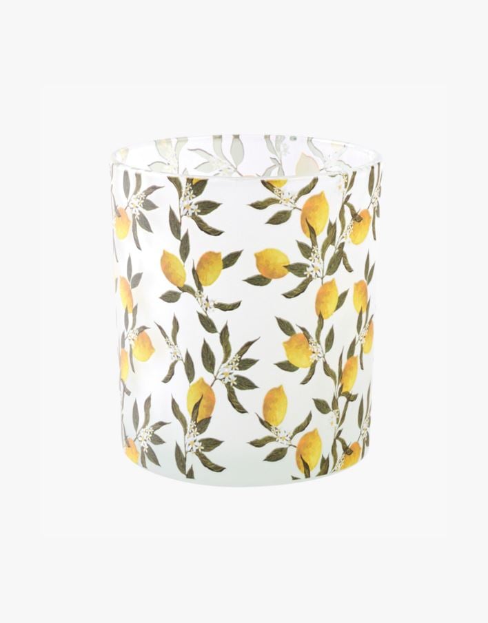 Kynttilälyhty moniväri/keltainen - 8,8x8,8x10 cm moniväri/keltainen - 1