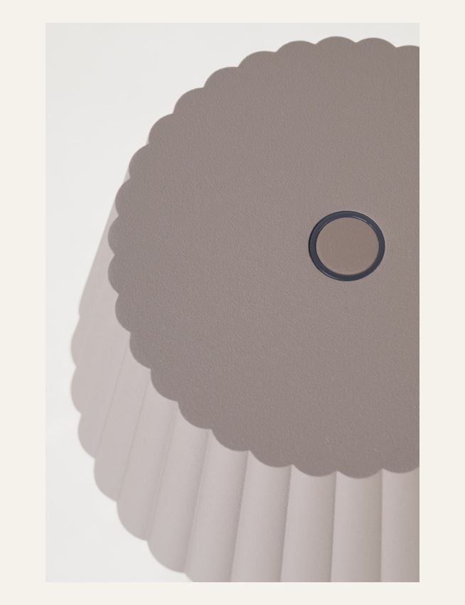 Led-pöytälamppu harmaanruskea - 3