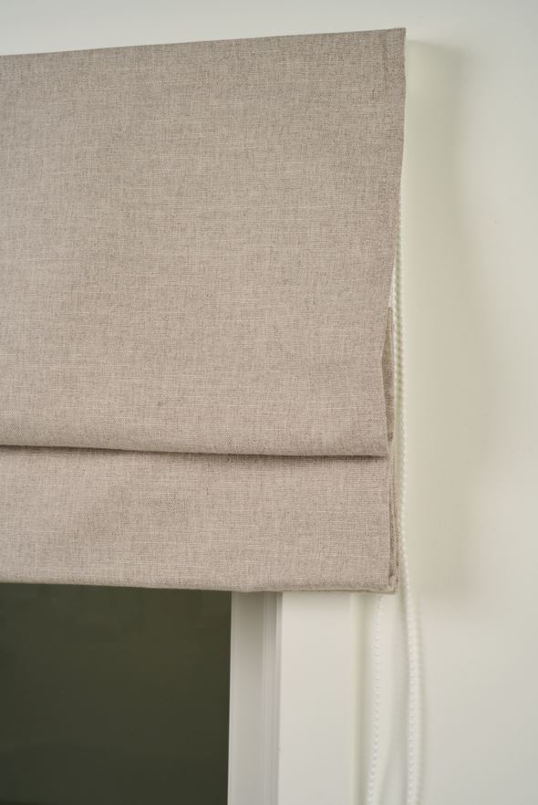 Pimentävä laskosverho beige - 3