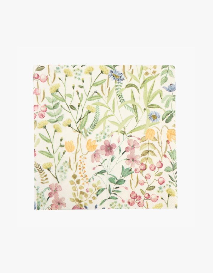 Paperiservetit beige - 33x33 cm beige - 1