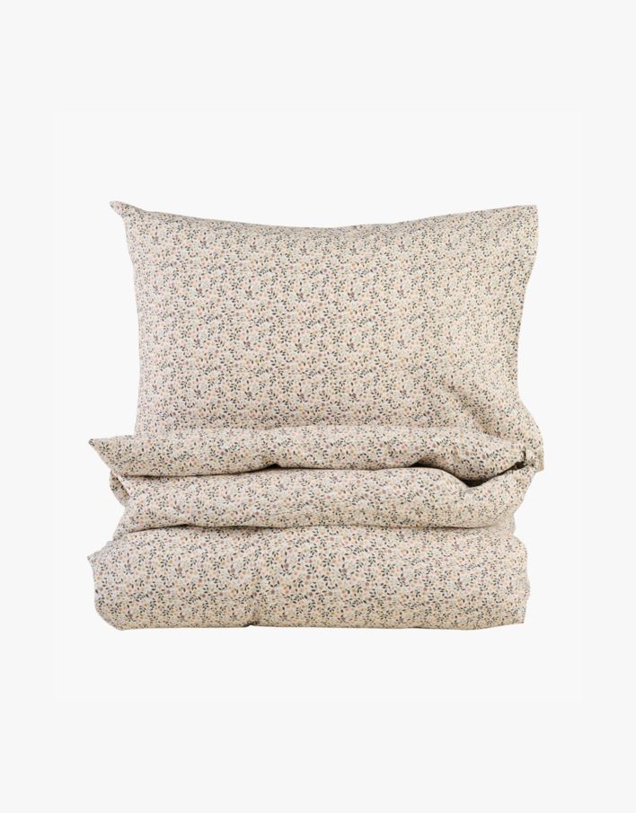 Pussilakanasetti puuvillaa moniväri/vihreä - 150x210 cm moniväri/vihreä - 1