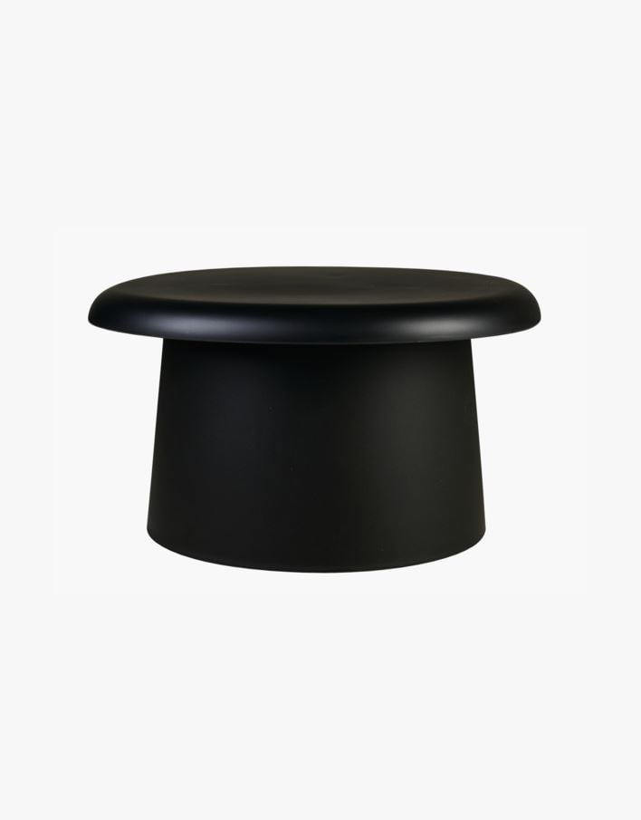 Puutarhapöytä musta - h38 cm ø66 musta - 1