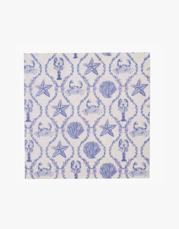 Kahviservetit sininen - 25x25 cm sininen - 1