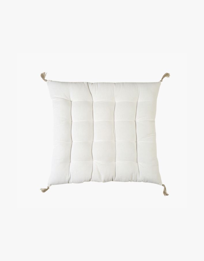 Istuintyyny luonnonvalkoinen - 60x54x7 cm luonnonvalkoinen - 1