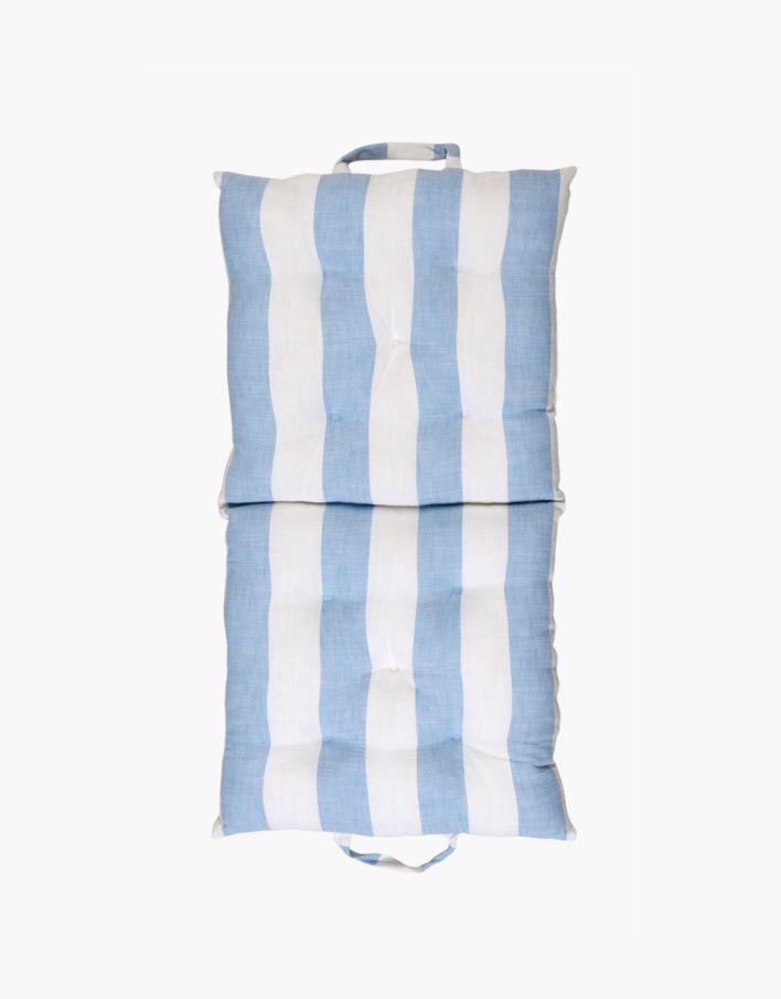 Taitettava istuintyyny vaaleansininen - 50x100x7 cm vaaleansininen - 1