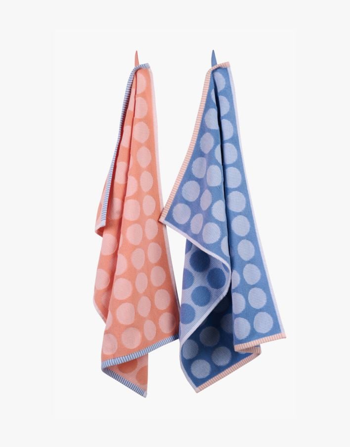 Keittiöpyyhkeet 2 pcs sininen - 45x70 cm sininen - 1