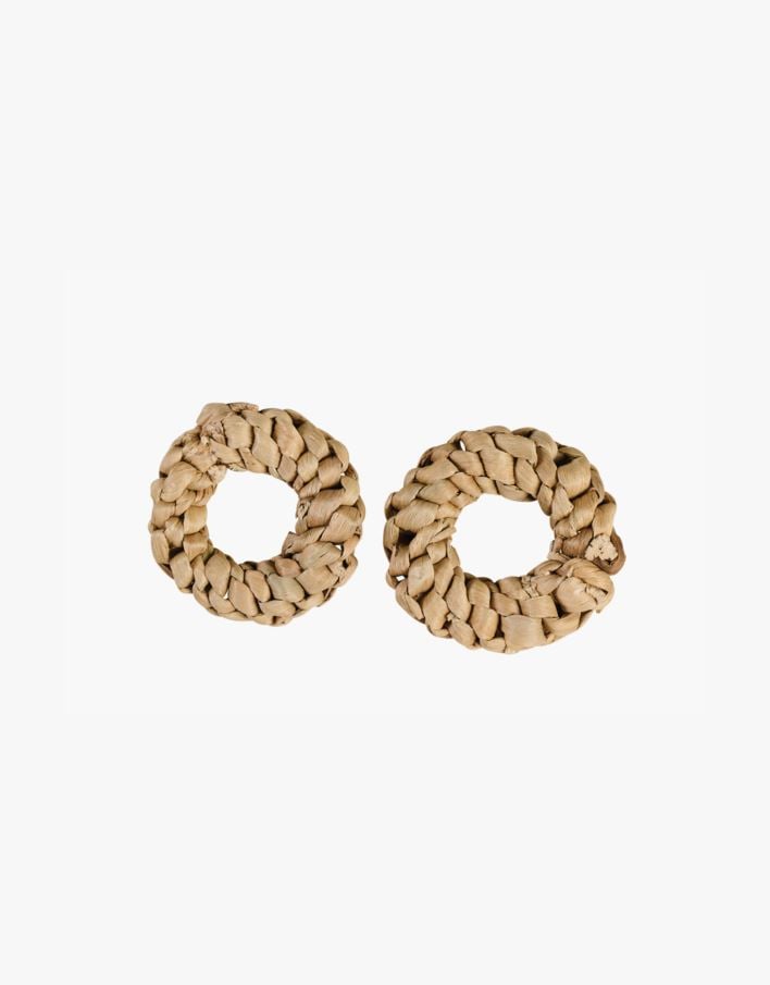 2 kpl lautasliinarenkaita luonnonväri - ø6,5cm h2cm luonnonväri - 1