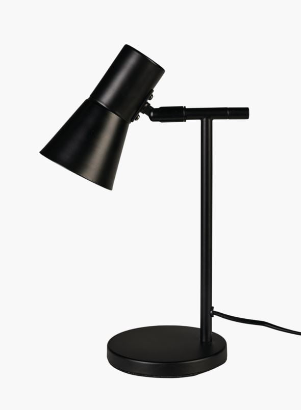 Pöytävalaisin musta - 18,8x12x30,4 cm musta - 1