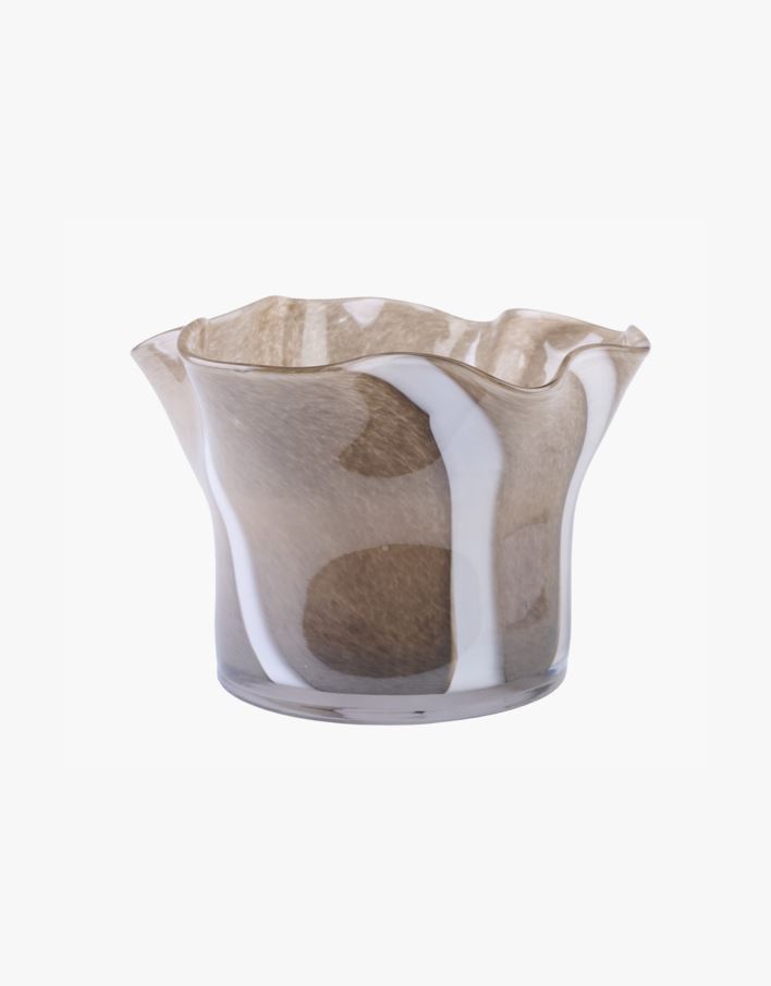 Maljakko moniväri/ruskea - 23x23x16 cm moniväri/ruskea - 1