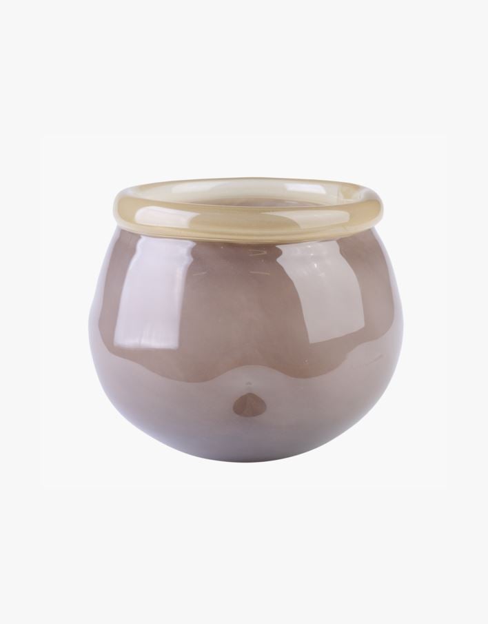 Maljakko ruskea - 16,8x16,8x14 cm ruskea - 1