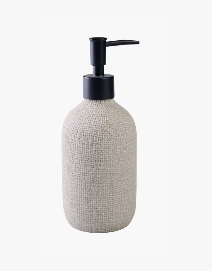 Saippuapumppu harmaa - 8,2x8,2x19,8 cm harmaa - 1