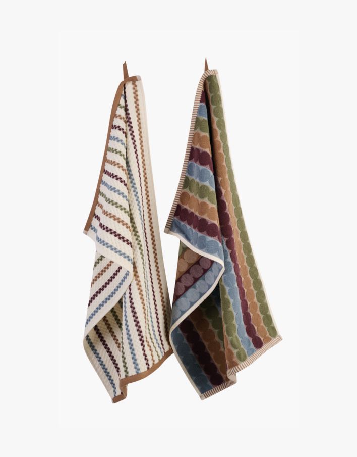 Keittiöpyyhkeet 2 pcs beige - 45x70 cm beige - 1