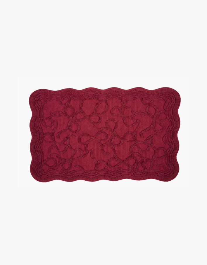 Kylpyhuoneenmatto punainen - 55x88 cm punainen - 1