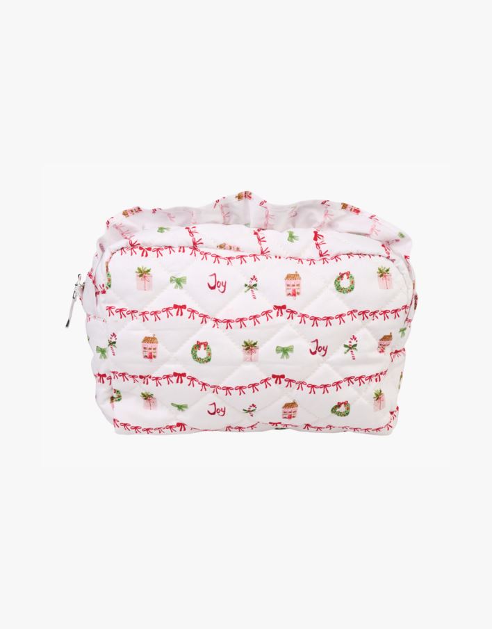 Keskikokoinen toilettilaukku moniväri/punainen - 14x20 cm moniväri/punainen - 1